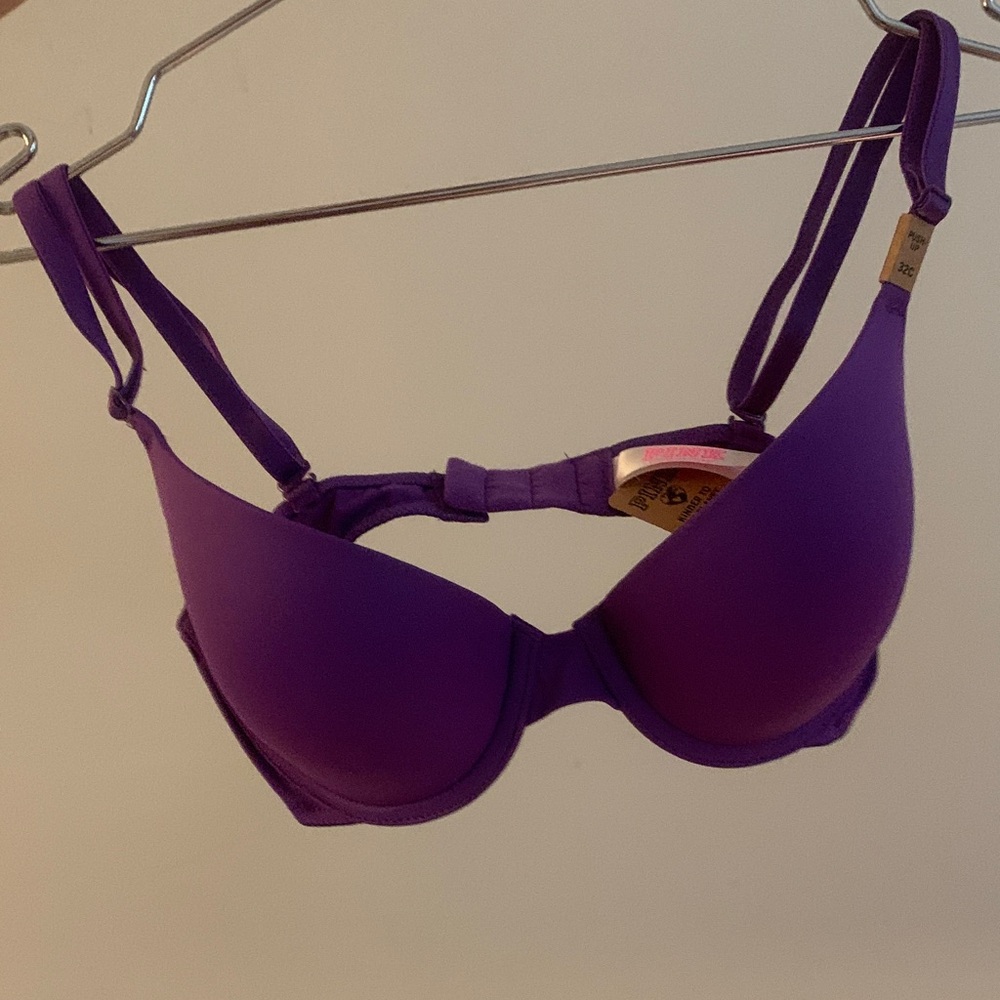 PINK wear everywhere push-up Women's Bra , purple